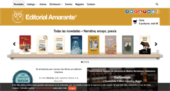 Desktop Screenshot of editorialamarante.es